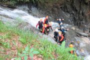 River canyoning in the French Pyrenees