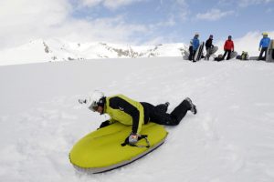 Airboard adventures in the Pyrenees