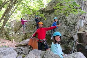 High ropes family adventures in Pyrenees