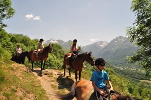 Horse riding Pyrenees family adventure holiday