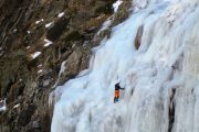 Making progress ice climbing