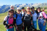 Womens mountain biking holiday fun in the French Pyrenees