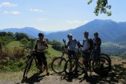 Sunny days on a women's mountain biking holiday in France