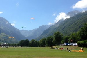 Paragliding in the Pyrenees