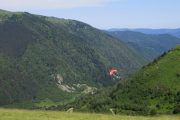 Paragliding in the Ariege Pyrenees