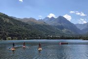 Stand up paddle boarding in the Pyrenees