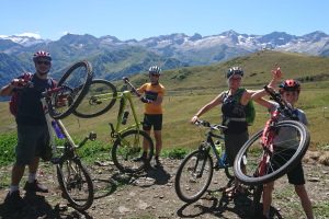 Pyrenees family mountain biking Pyrenees