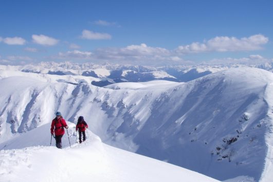 Getting high on a snowshoeing holiday in France