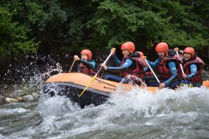 River rafting family adventure holiday