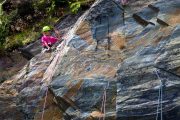 Made it to the top eock climbing in the French Pyrenees