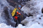Canyoning in winter