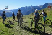 Great views on a women's MTB holiday in France