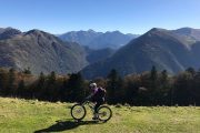 Great views on a Pyrenees womens MTB holiday