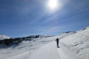 XC skiing in the Pyrenees