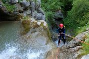 Canyoning on a summer multi activity holiday