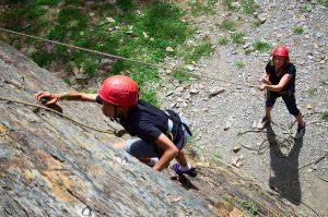 rock climbing family adventure holiday