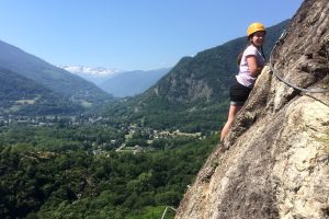 Via ferrata on Pyrenees summer adventure holiday