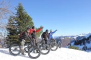 Winter fatbiking in the Pyrenees
