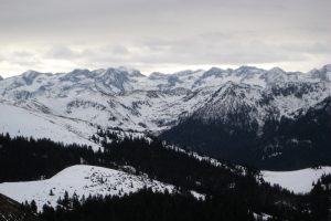 Snowshoeing in the Barousse area