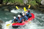 Raft adventures on a watersports holiday