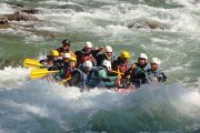 High water levels on a spring adventure holiday