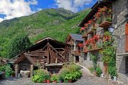 The campsite base in Spain on this mountain walking holiday