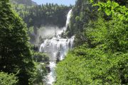 Discover beautiful waterfalls on this mountain walking holiday in France