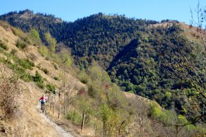 A guided holiday mountain biking adventure