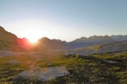 Early morning on summer alpinism course