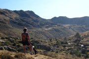 Great ridgelines on a Pyrenees mountain running holiday