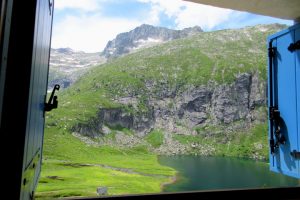 View from a mountain refuge