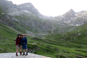 Great views from a mountain refuge in the Pyrenees