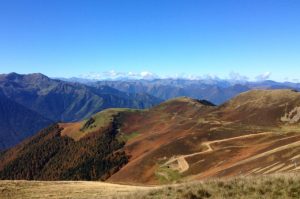 Autumn colours and Pyrenees views