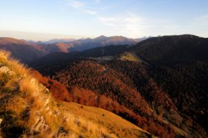 Le Mourtis autumn colours in Pyrenees