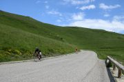 Descending from a classic Pyrenees col