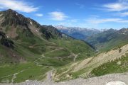 Road down to Bareges from Tourmalet