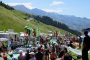 The TDF publicity caravane col de Peyresourde