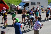 Supporting your faves cycling the TDF in the Pyrenees