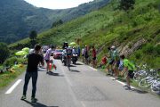 Cycling col Aspin on the TDF