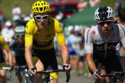 TDF cycling up Col de Menté