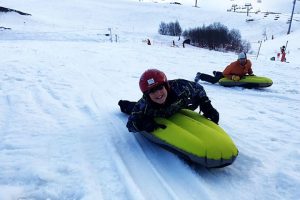 Airboarding is a fun filled activity for non skiers