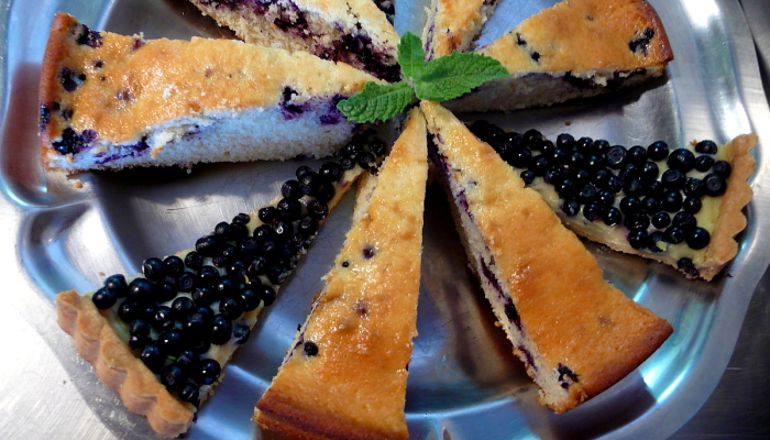 Delicious homemade food in Pyrenees mountain refuge