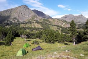 Camp on a horse riding holiday in Pyrenees