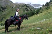 Check out those views riding back into France