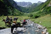 Stunning views on a horse riding holiday in France