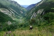 Wild and unspoilt terrain horse riding in the Pyrenees