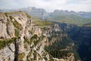 Anisclo gorge in the Ordesa National park Aragon Pyrenees