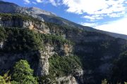 The steep sides gorges are perfect for nesting birdlife