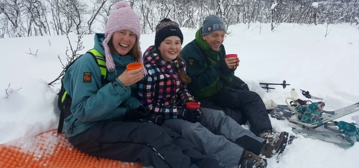 Family snowshoeing adventures in the Pyrenees