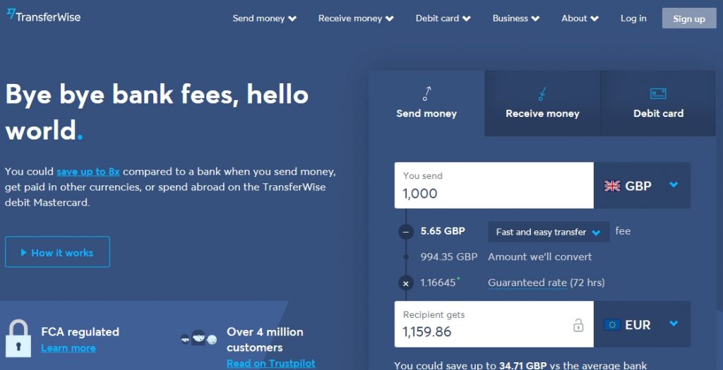 Use a company like Transferwise to avoid foreign currency charges when on your family holiday